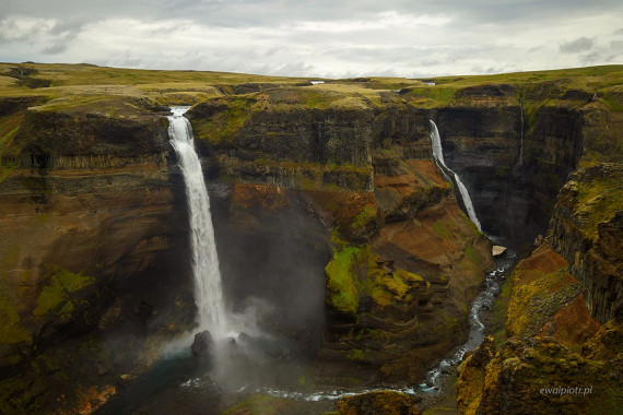 Wodospad Haifoss, Islandia