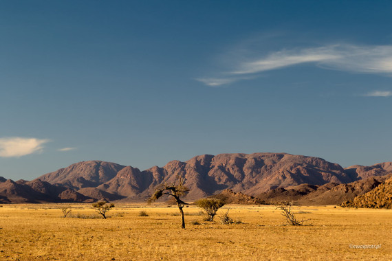 Pejzaże Namibii