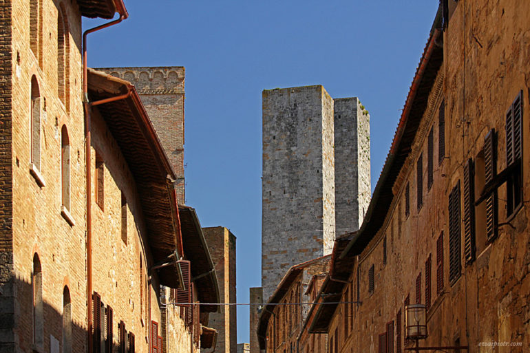 San Gimignano, Toskania, fotowyprawa