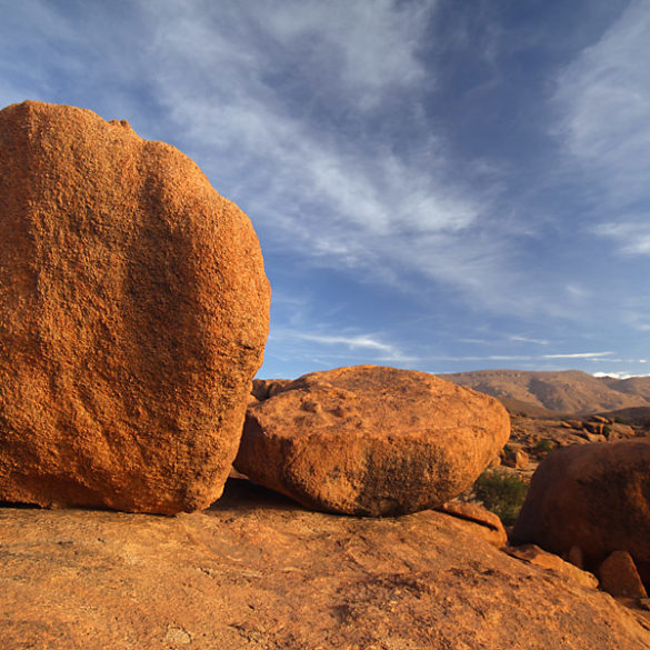 Maroko, Tafraoute, pomarańczowe skały