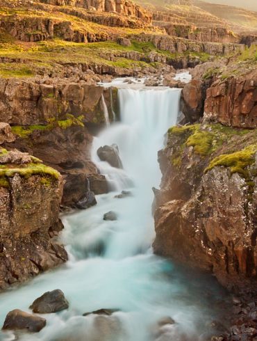 Wodospad Sveinstekksfoss, Islandia