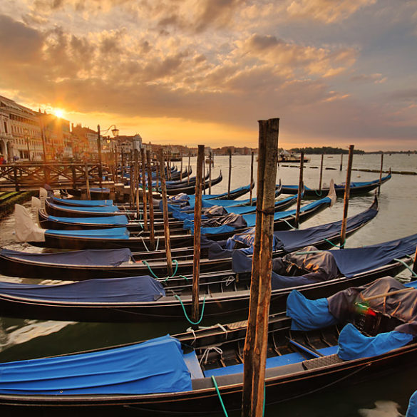 Wenecja o wschodzie słońca