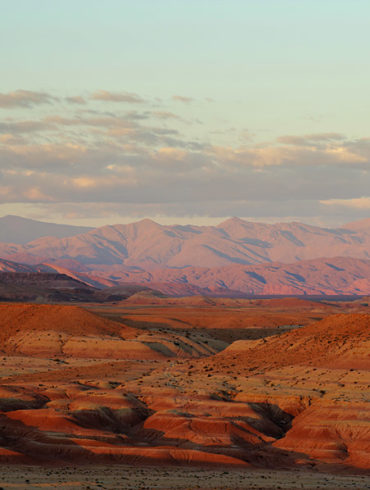 Wieczór pod Ait Benhaddou, Maroko