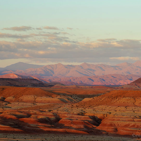 Wieczór pod Ait Benhaddou, Maroko