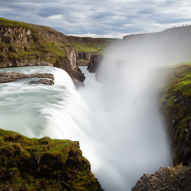wodospad Gulfoss, Islandia