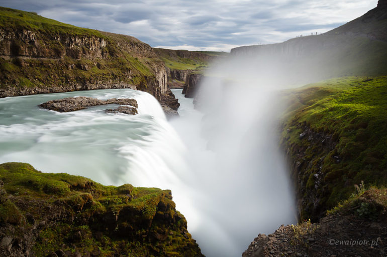 wodospad Gulfoss, Islandia