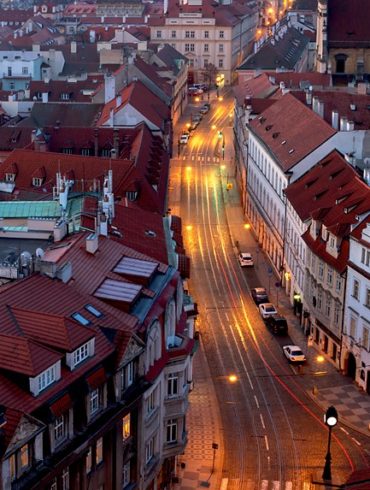 Z wieży kościoła św. Mikołaja, Praga