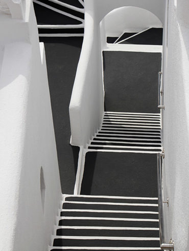 schody, Santorini