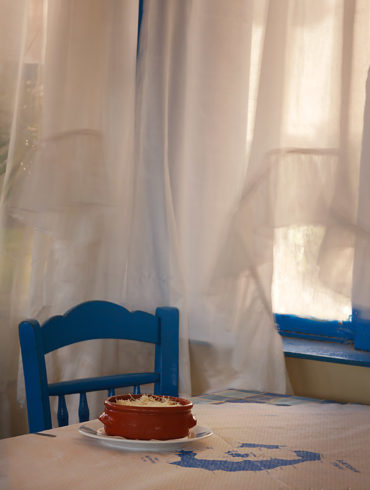 Moussaka na Santorini