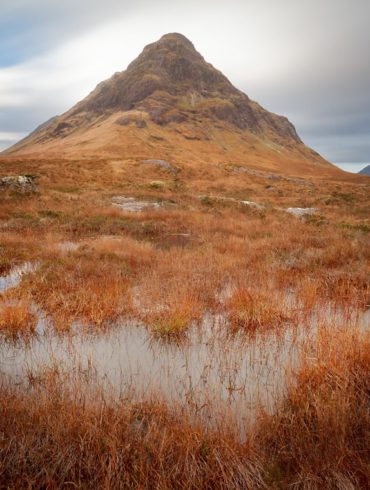 W dolinie Glen Coe, Szkocja