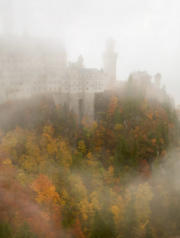 Neuschwanstein we mgle, Bawaria