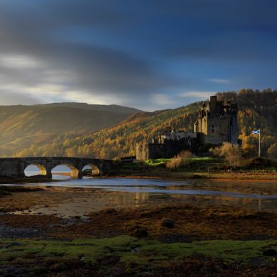 Fotowyprawa z Hasselbladem, Zamek Eilean Donan, Szkocja
