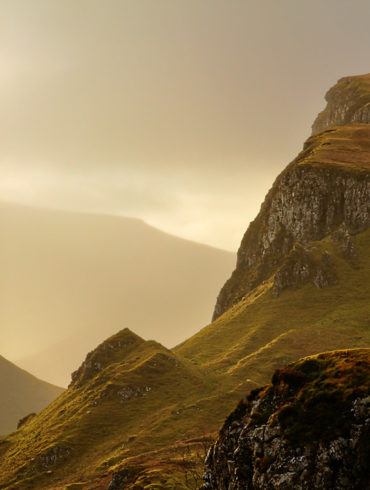 Fotograf w górach Quiraing