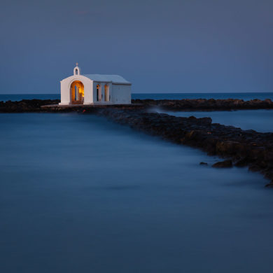 kapliczka na morzu, Kreta
