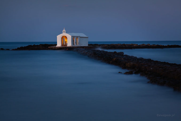 kapliczka na morzu, Kreta