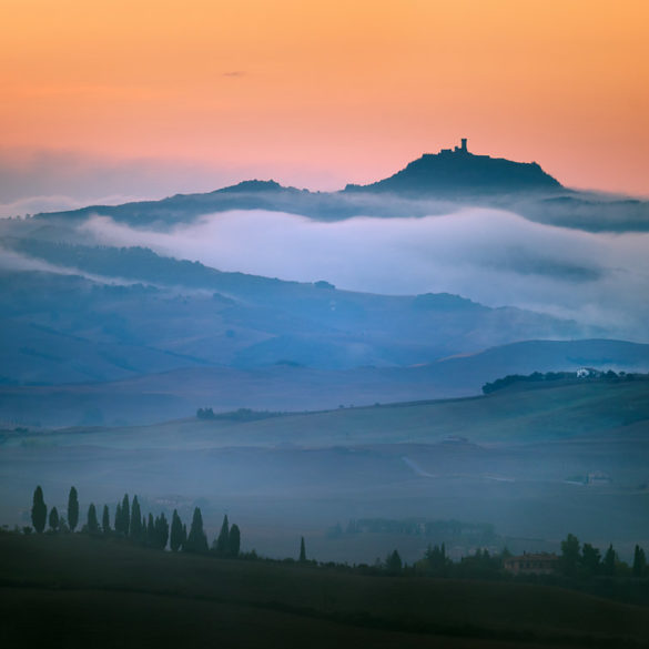 Wzgórza we mgle, Toskania