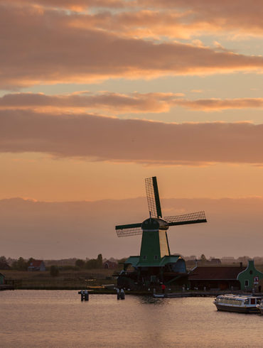Wiatraki Zaanse Schans, Holandia