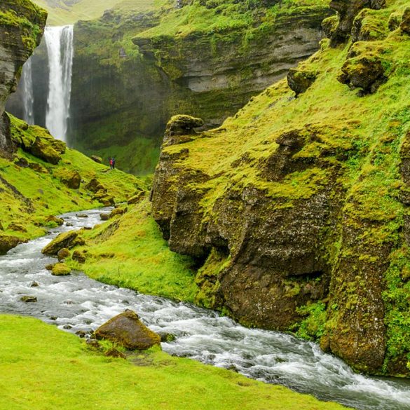 wodospad Kvernufoss, Islandia