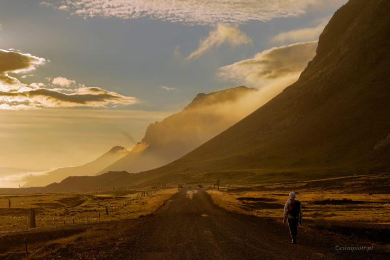 Wracając z Vestrahorn, Islandia