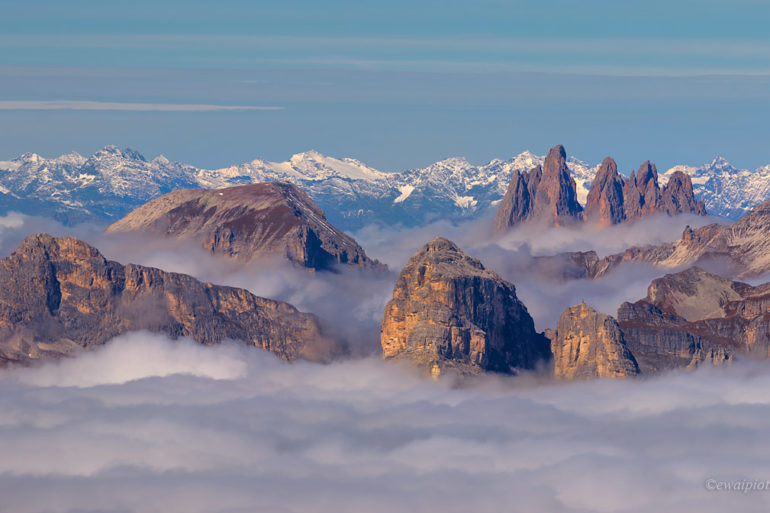 Fotowyprawa w Dolomity - z przełęczy Falzarego