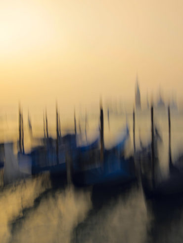 złota godzina w Wenecji, rozmazańce, techniki intencjonalnego poruszenia aparatu