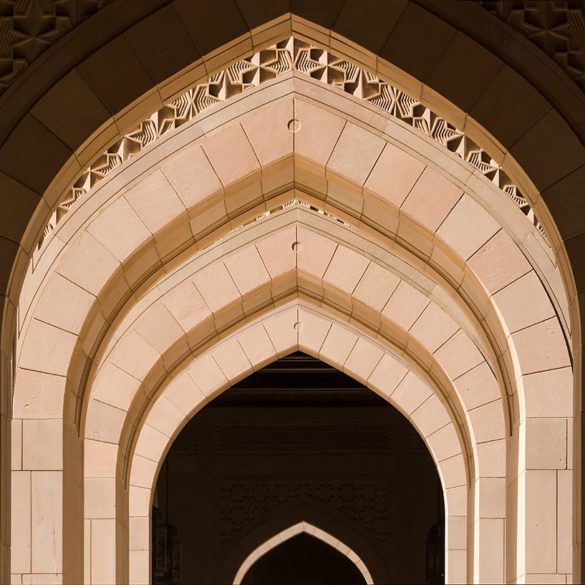 Wielki Meczet i jego łuki, Oman