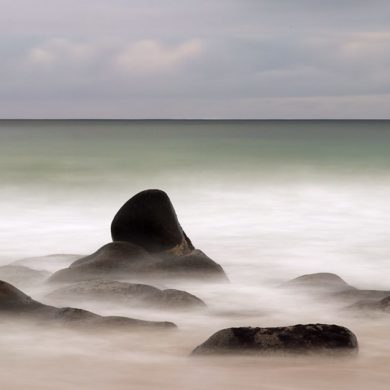 Hiroshi Sugimoto tribute, Lofoty, seascape