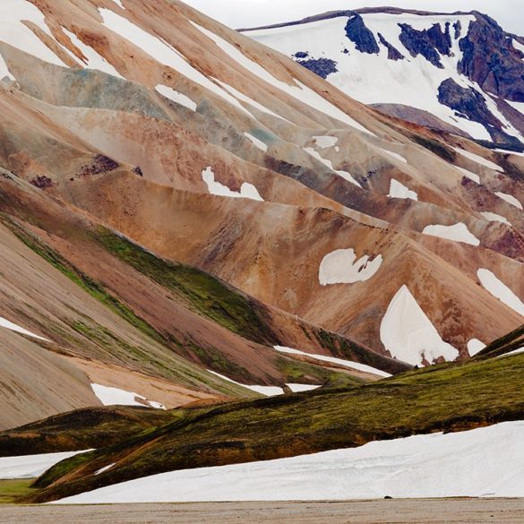 Landmannalaugar, Islandia, wzgórza w paski, fotowyprawy