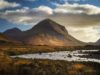 rzeka i góra, wyspa Skye, Sligachan, popołudnie