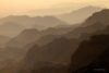 Perspektywa powietrzna doliny Dana, Jordania
