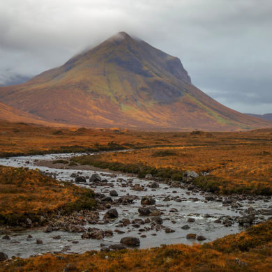 S jak Sligachan, Skye, Szkocja