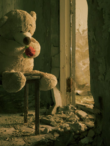 Miś ze Strefy, Czarnobyl, fotowyprawa, maskotka, pluszak