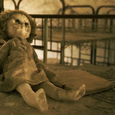 Porzucona lalka, przedszkole w Prypeci, Czarnobyl