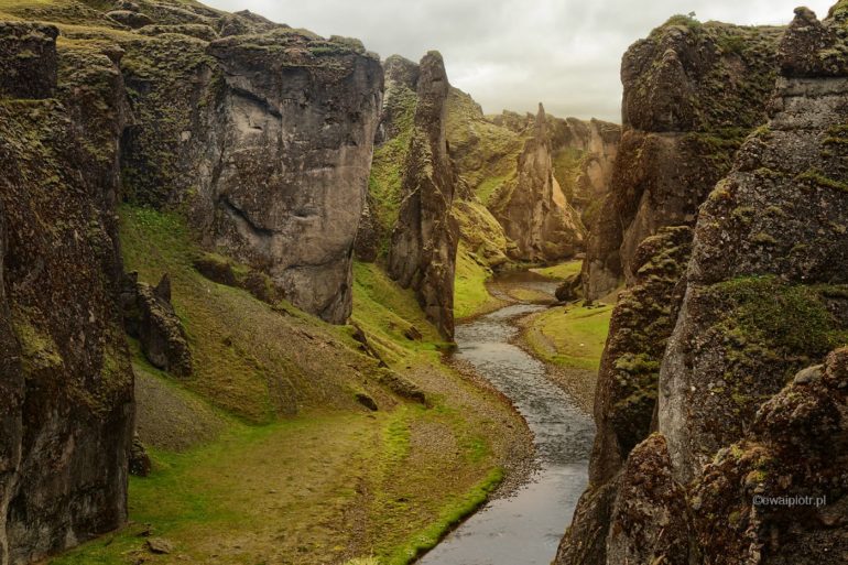 Kanion Fjaðrárgljúfur, Islandia, fotowyprawa, warsztaty fotograficzne
