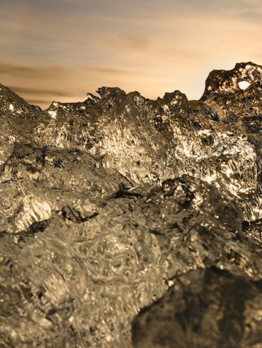 Lodowa plaża Jokulsarlon zimą, Islandia, Dysk do przechowywania zdjęć