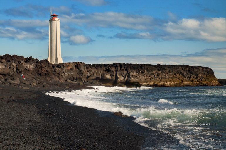 Latarnia Malariff, Islandia, fotograficzne iluzje optyczne