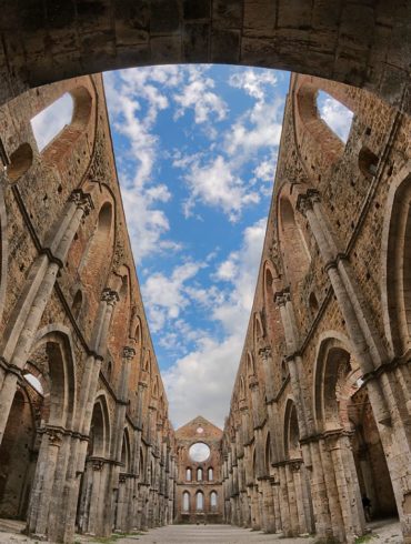San Galgano, Toskania, ruiny, fotowyprawa, klasztor