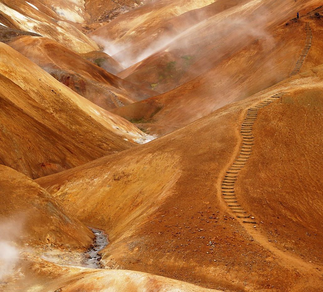 Dymiące wzgórza Kerlingerfjoll, Islandia, obszar geotermalny, warsztaty fotograficzne