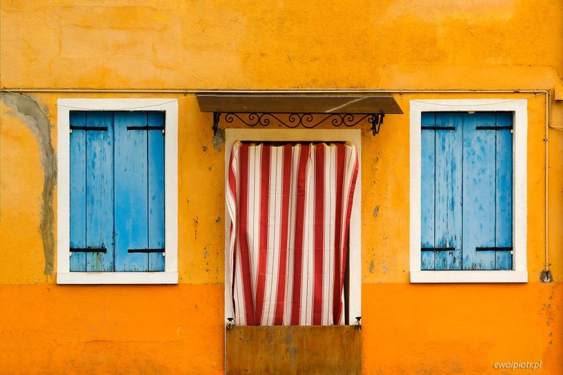 Kolorowe domki Burano, Wenecja