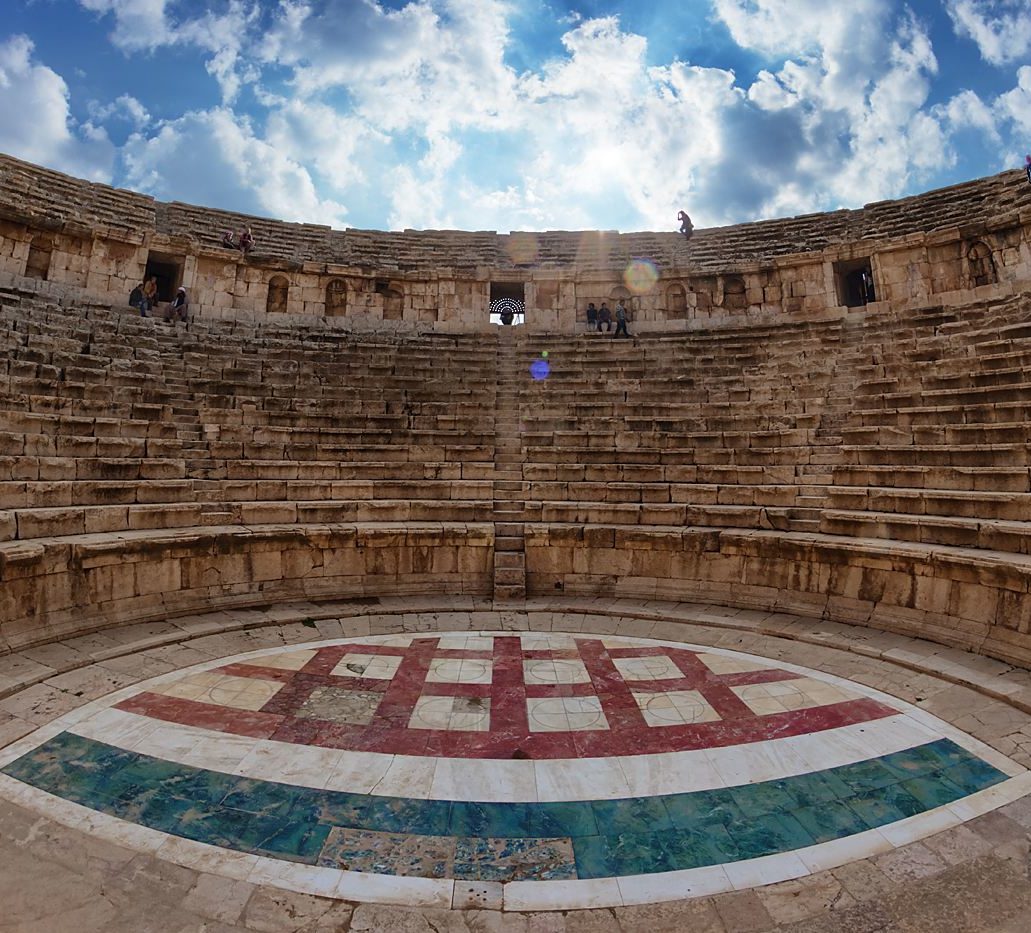 Amfiteatr w Dżerasz, Jordania