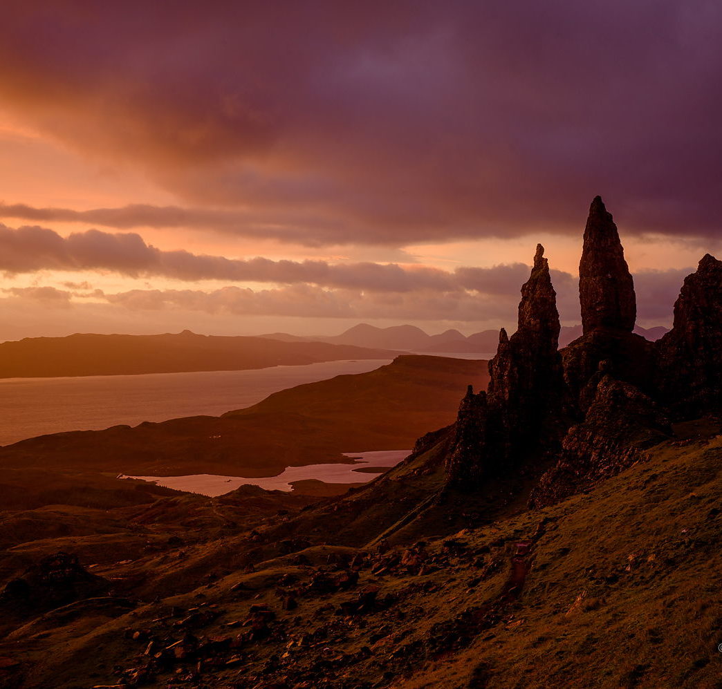 Old Mann of Storr o świcie