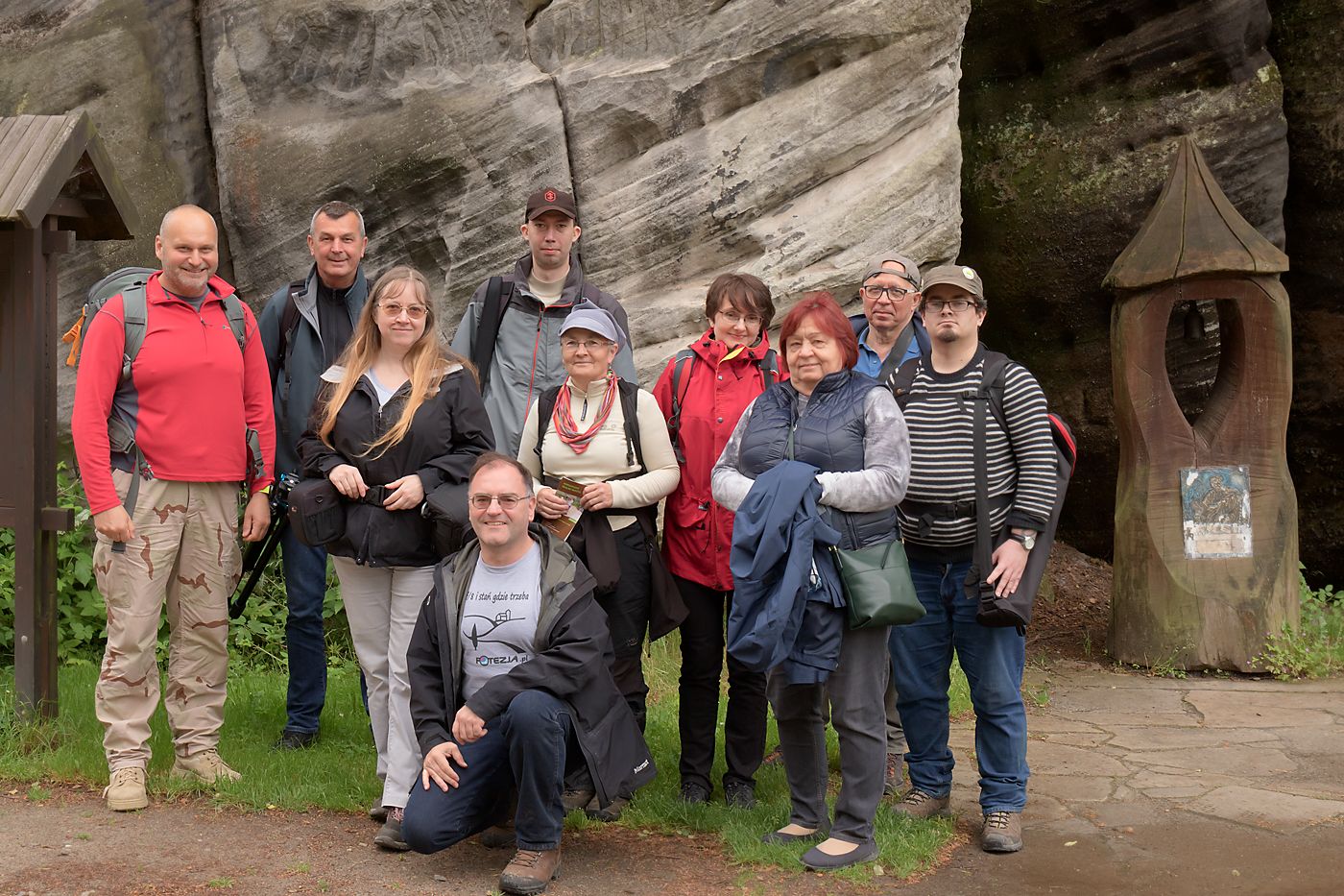 Uczestnicy warsztatów fotograficznych Skalne Labirynty 2020