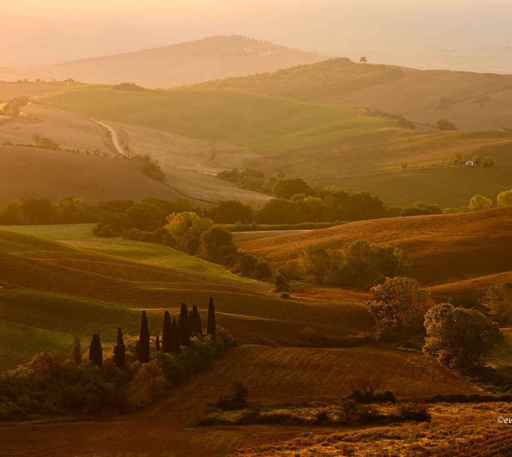Wschód w Val d'Orcia, Toskania, 10 lat bloga fotograficznego EwaiPiotr.pl