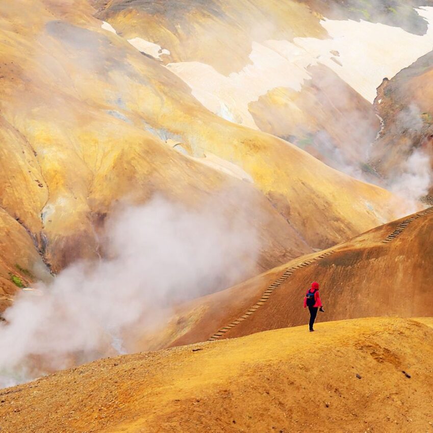 Wędrując przez Kerlingerfjoll, Islandia