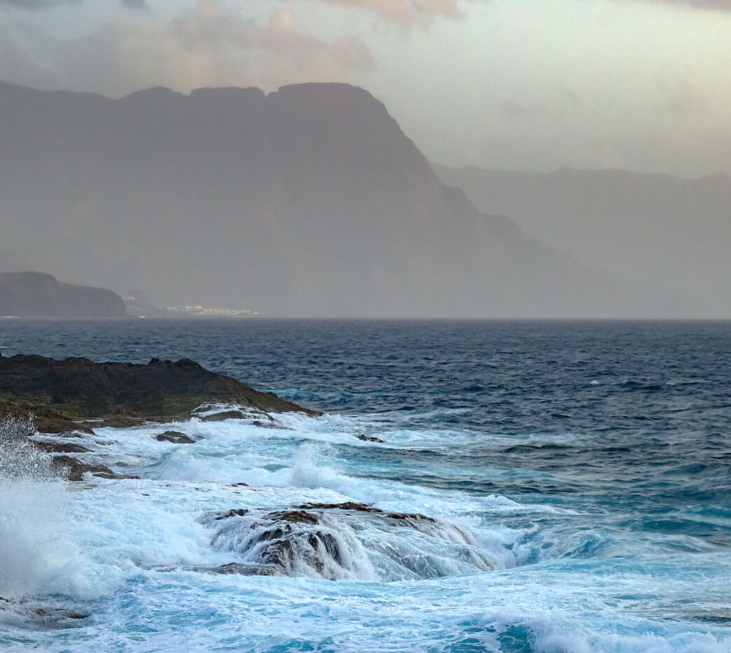 Sztormowa pogoda, Gran Canaria, Wyspy Kanaryjskie
