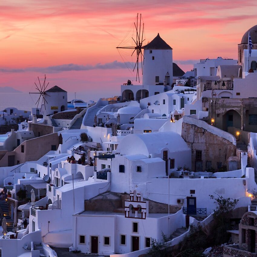 Zachód słońca na Santorini, fotowyprawa