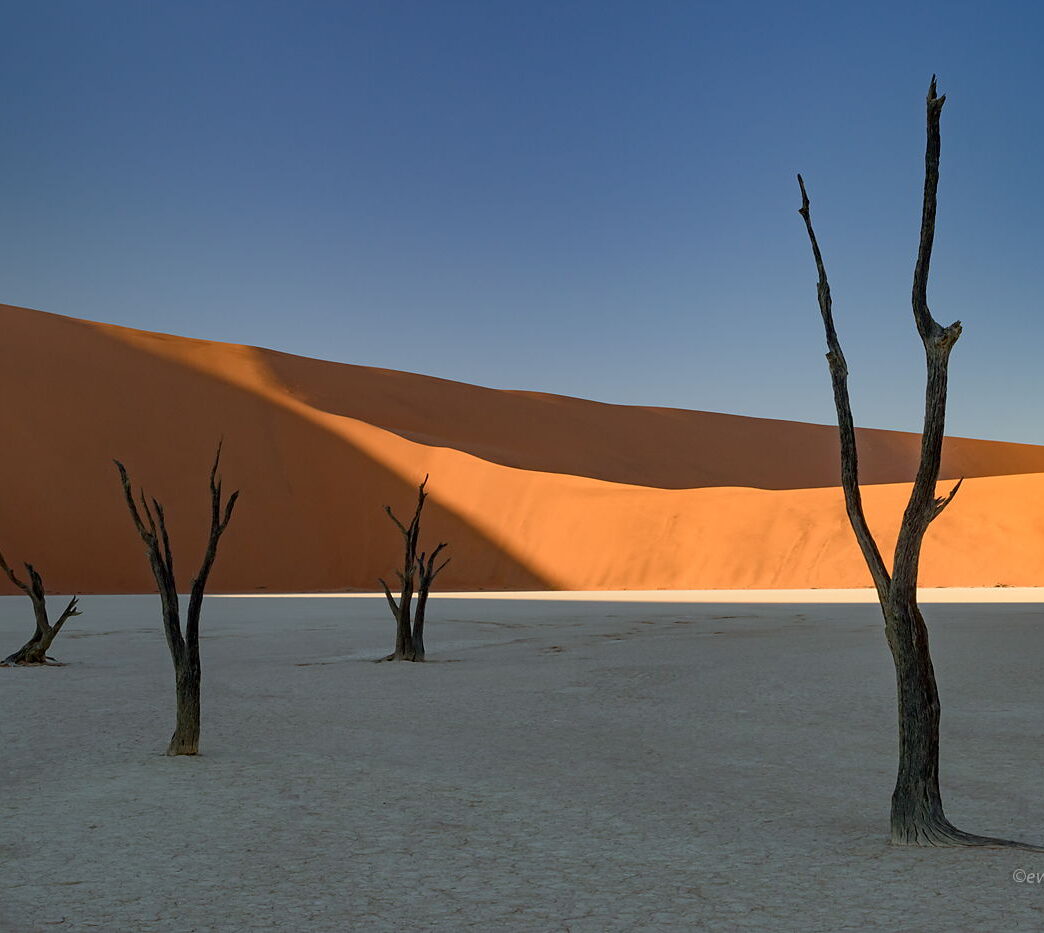 Wschód słońca na Deadvlei, Namibia