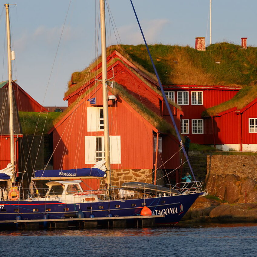 W porcie w Torshavn, Wyspy Owcze