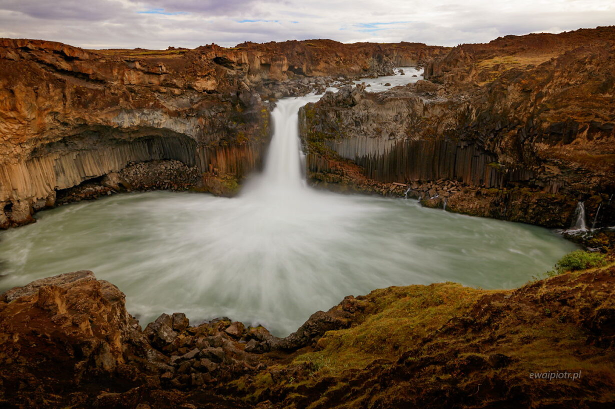 wodospad Aldeyjarfoss, Islandia