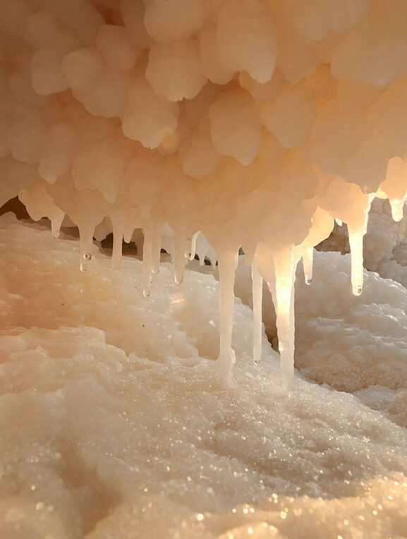 Solne stalagmity, Morze Martwe, Jordania, fotowyprawa